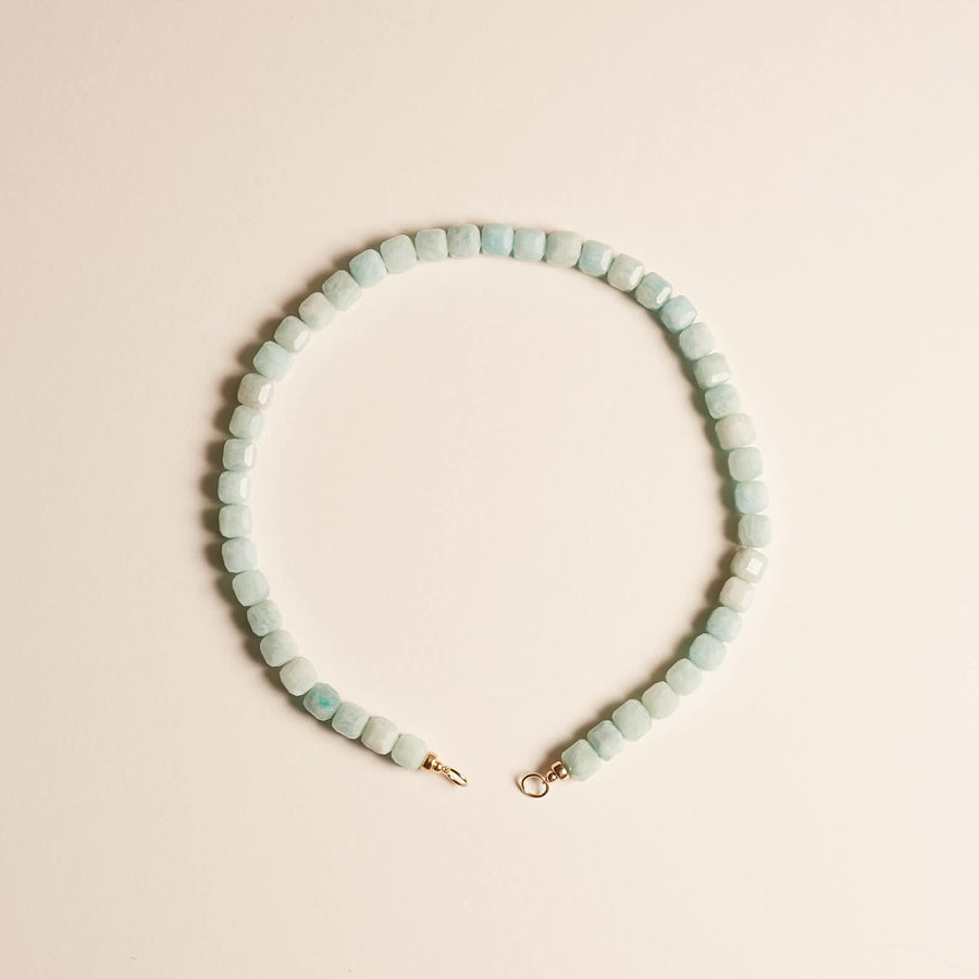 Larimar Pixel Necklace